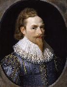 Nathaniel Bacon self-portrait painting